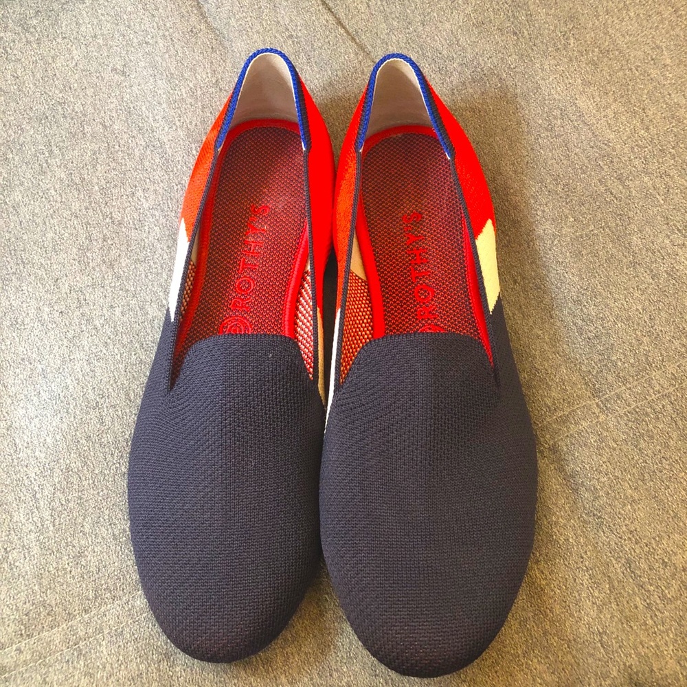 Rothy’s Loafers Red, White, and Blue